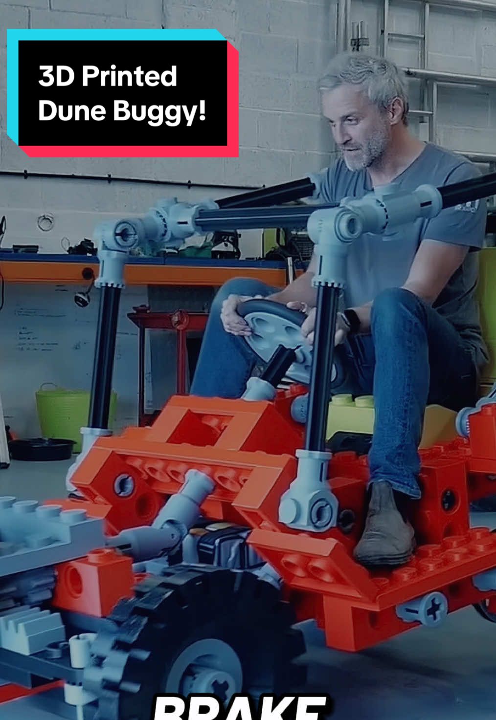 XXXL Lego Inspired Dune Buggy! #lego #inspired #3dprinted #buggy 