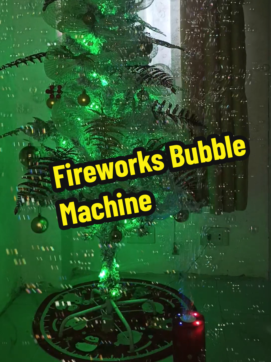 Mini fireworks vibes pero bubble version — lights, sound, nonstop fun. Perfect pang-regalo at pang-entertainment sa bahay. Click the yellow basket! #BubbleMachinePH #ToysForKids #ChristmasGiftIdea #AffordableFinds #Fireworksbubblemachine