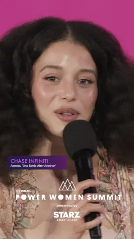 Must-watch: #ChaseInfiniti didn't actually meet her #OneBattleAfterAnother costar Sean Penn until they filmed a fight scene together. See more from the Spotlight Conversation between Infiniti and #ReginaHall at TheWrap's #PowerWomenSummit2025: https://bit.ly/4av1Xzj