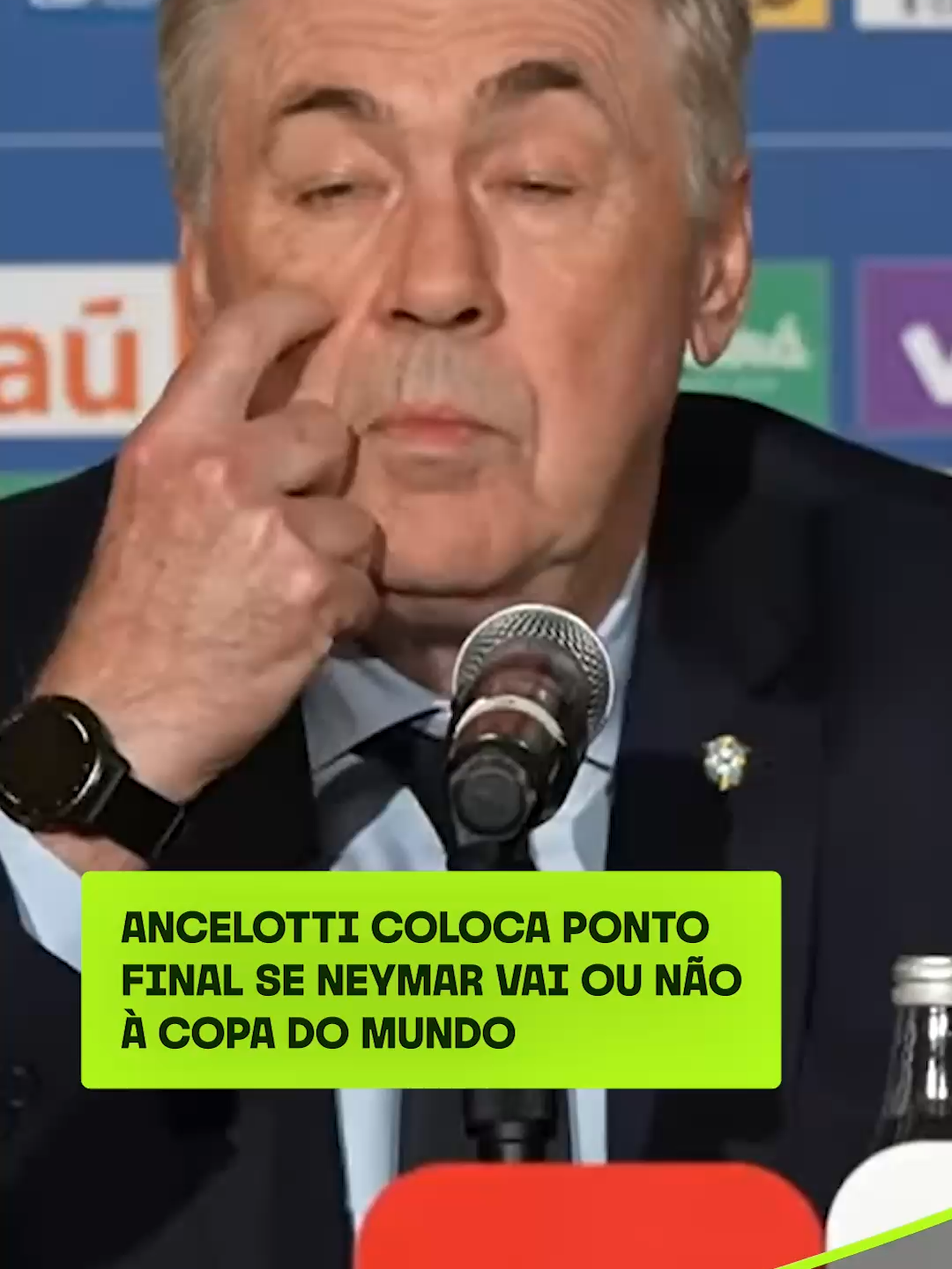 VAI TER NEY OU NÃO VAI TER NEY? Nosso craque Neymar voltou à boa fase marcando cinco gols nos últimos três jogos pelo Santos. Será que isso foi o suficiente para convencer Ancelotti a levá-lo à Copa do Mundo de 2026? Ele resolveu colocar um ponto final no assunto na coletiva de imprensa após o sorteio dos grupos. Confira! #terraesportes #futebol #seleçãobrasileira #neymar #santos