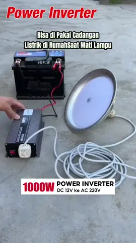 Power Inverter desainnya kuat, aman, dan sudah dilengkapi proteksi panas + overload, jadi lebih tahan lama. #PowerInverter #InverterListrik #InverterAki #SolusiListrikMati #Inverter1000W