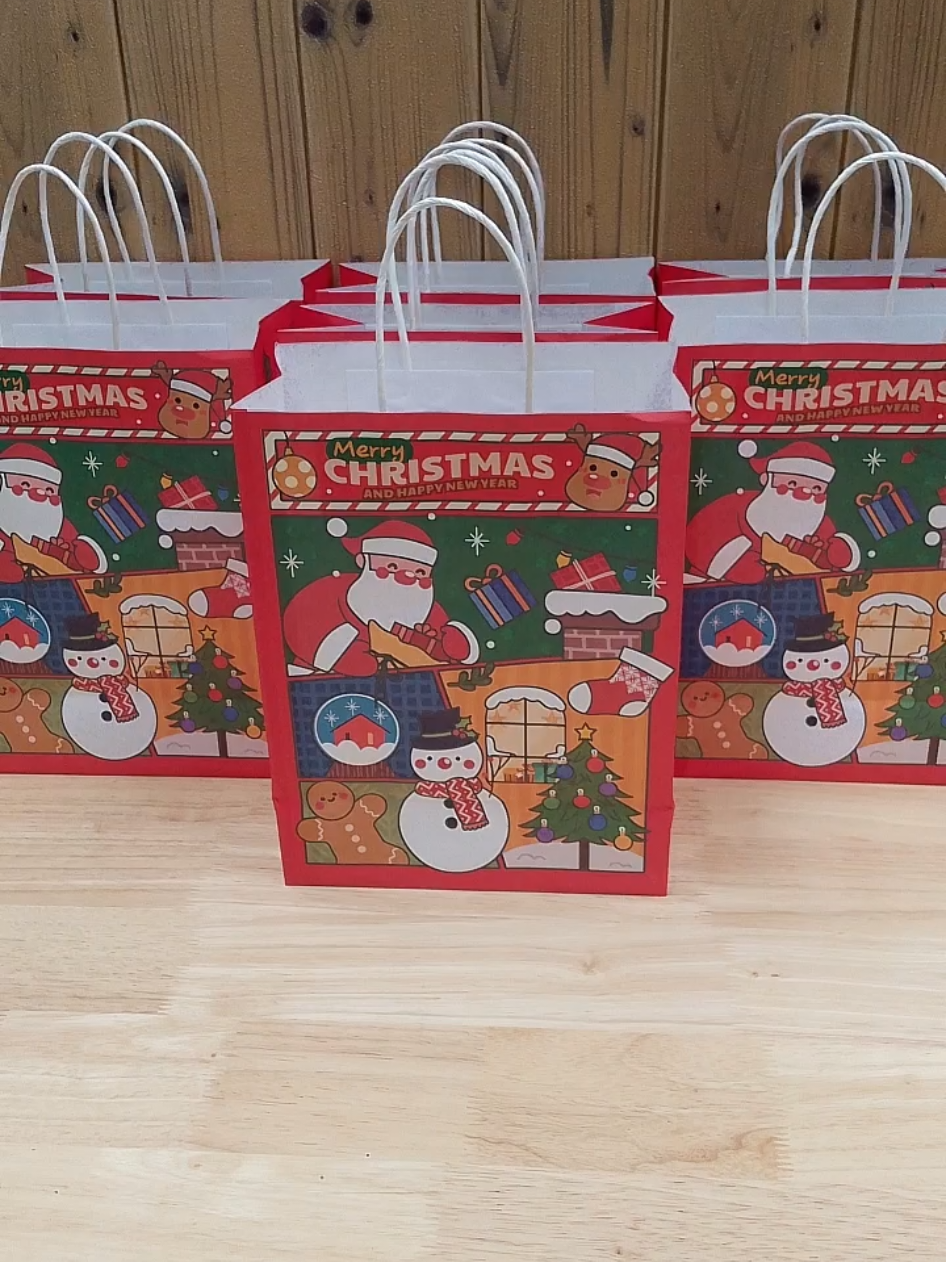 #christmaspaperbag  #paperbag  #paperbagforgift #christmasgiftbag  #giftbag 