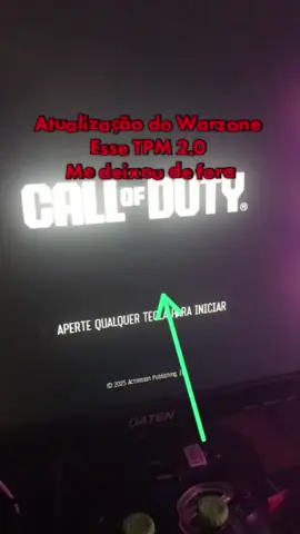 resolvendo problema da nova atualização do #warzone 