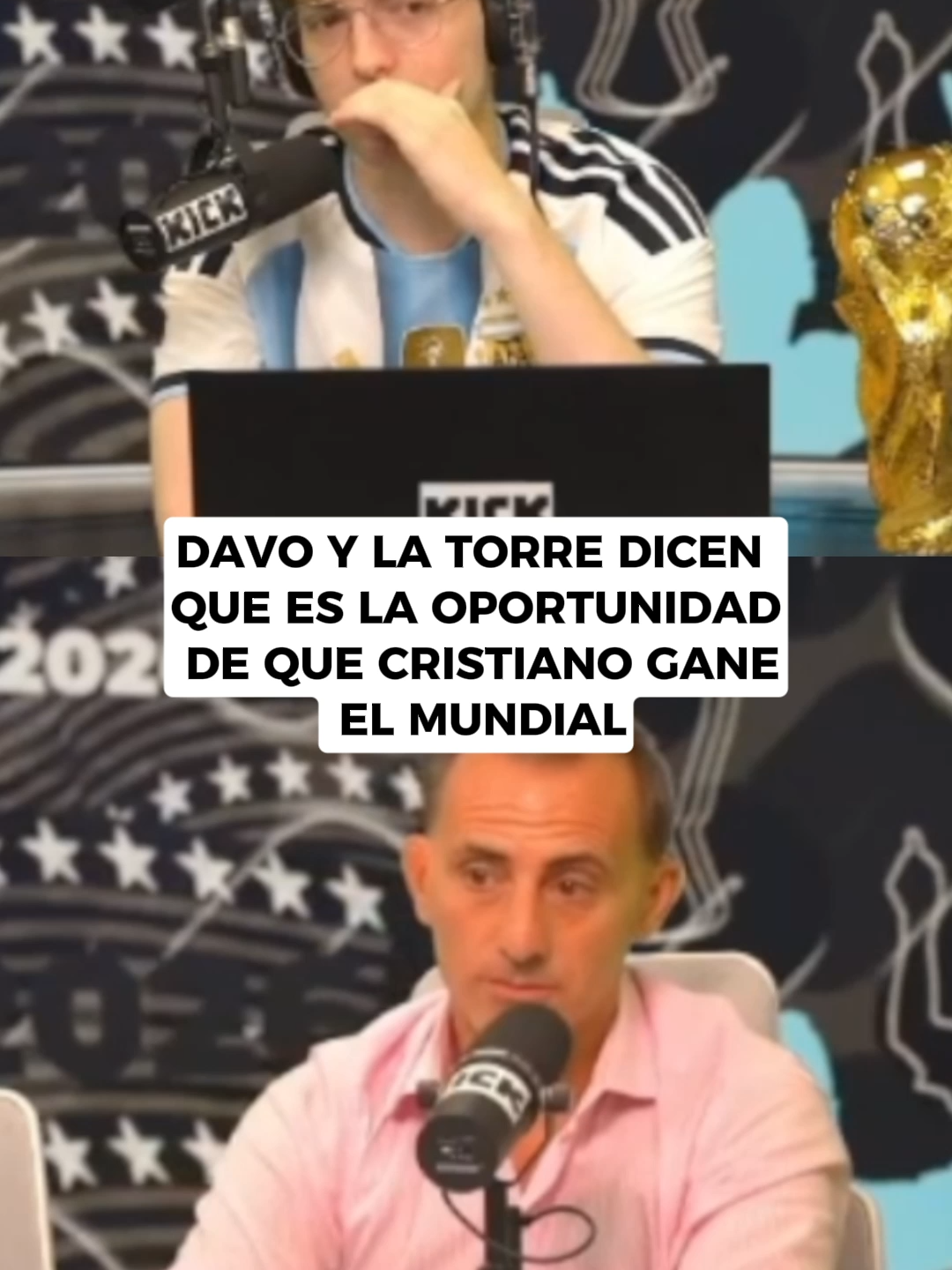 DAVO Y LA TORRE DICEN QUE ES LA OPORTUNIDAD DE QUE CRISTIANO GANE EL MUNDIAL #davooxeneize #davoxeneize #davo #argentina #futbol #lacobra #lacobraaa #mundial2026 #portugal #cristianoronaldo