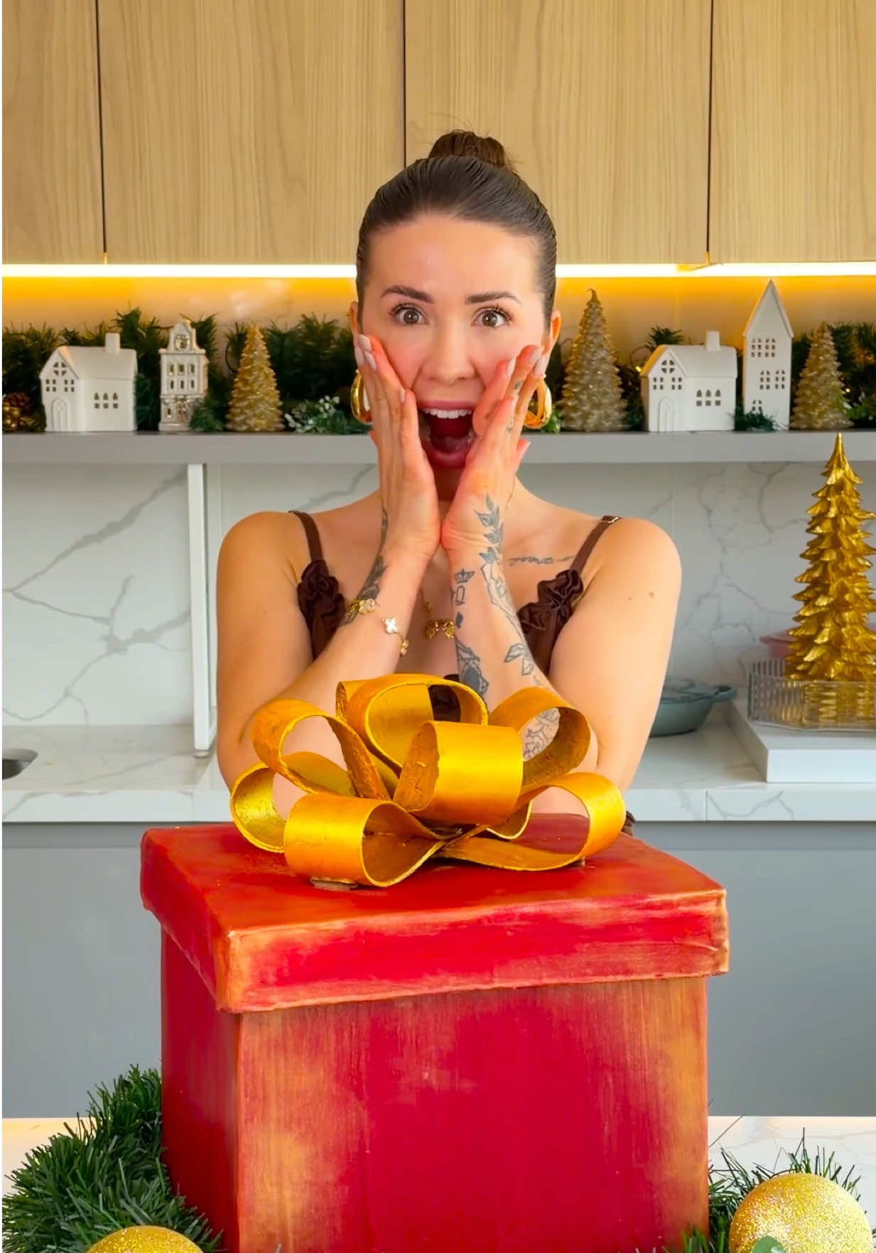 oi, aceitas um bolo de presente? 