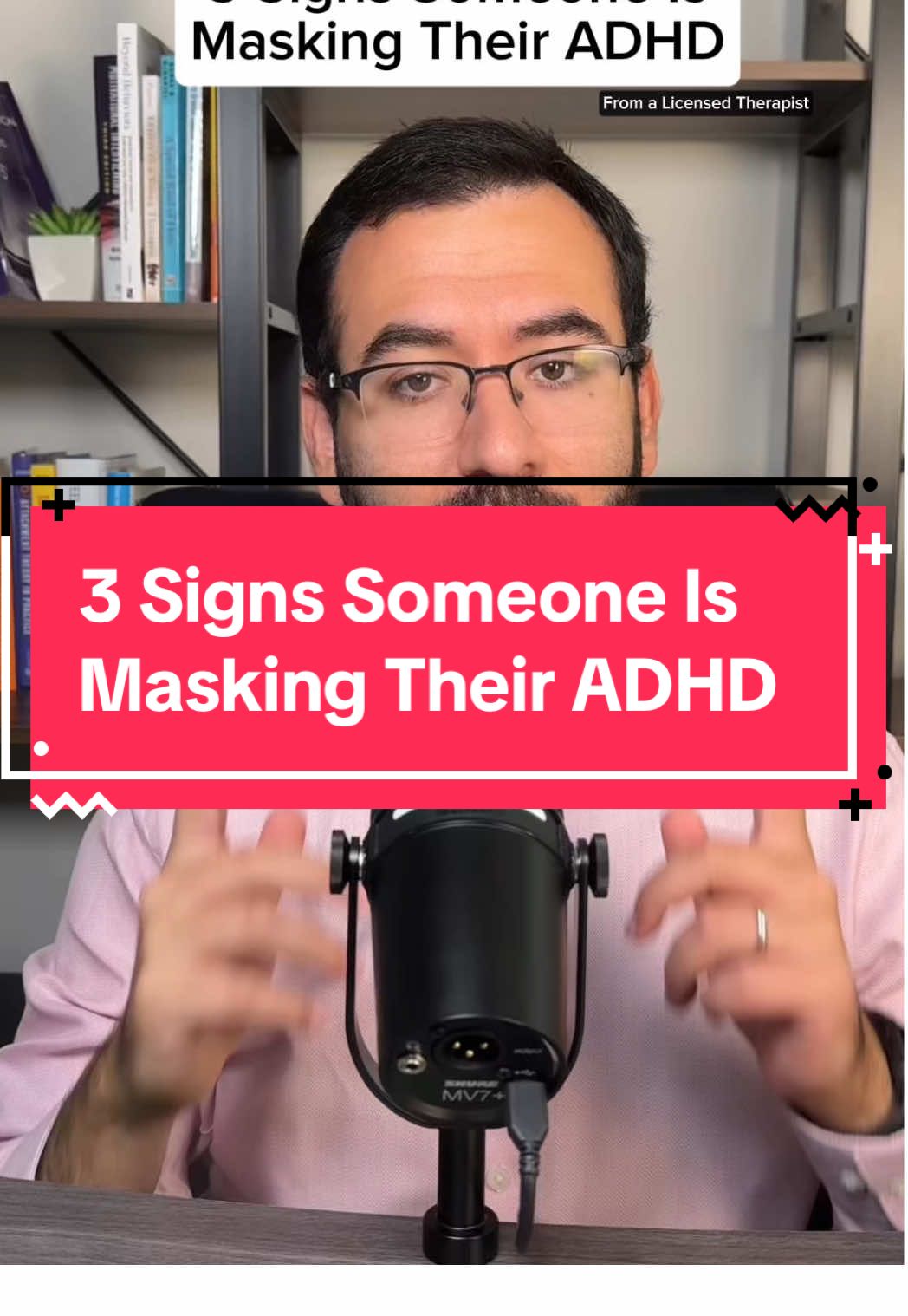 3 signs someone is masking their ADHD #adhd #adhdtiktok #adhdawareness #adhdsupport #adhdtok 