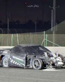#سيارة_هشام_بعد_الحادث #هشام_الملا #السعودية #كورفت_الكاربون #كورفيت 