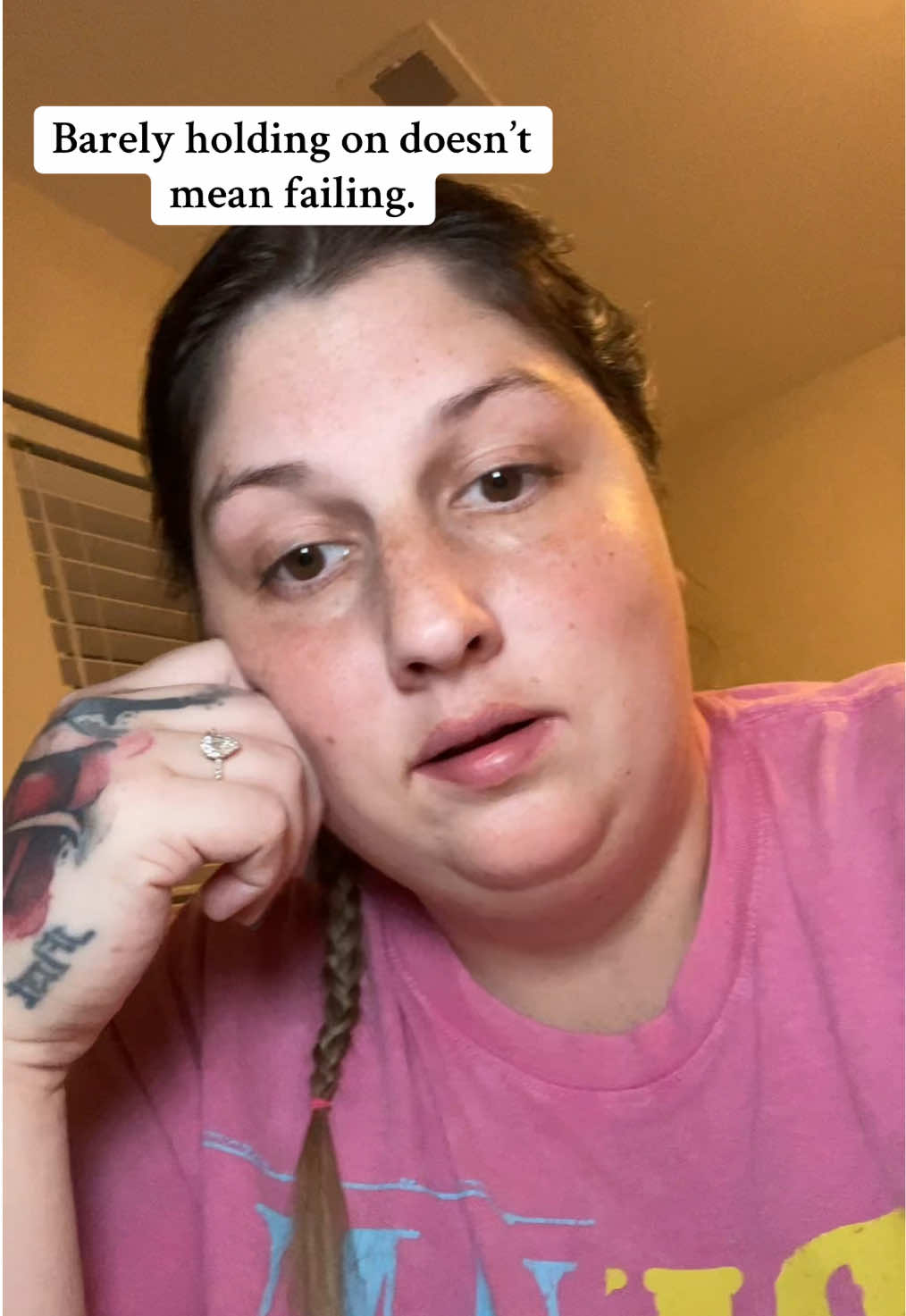 For the mom hanging on by a thread 🤍 #overwhelmedmom #tiredmom #momsupport #momsbelike #mentalload 