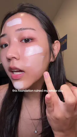 I forget there was a brush on the other side of the stick…. Do I give it another try or no… I really don’t want to but if u guys want I’ll try it again🫵❤️‍🩹❤️‍🩹❤️‍🩹❤️‍🩹 #fyp #makeupreview #makeuptok #foundationhacks #koreanmakeup 