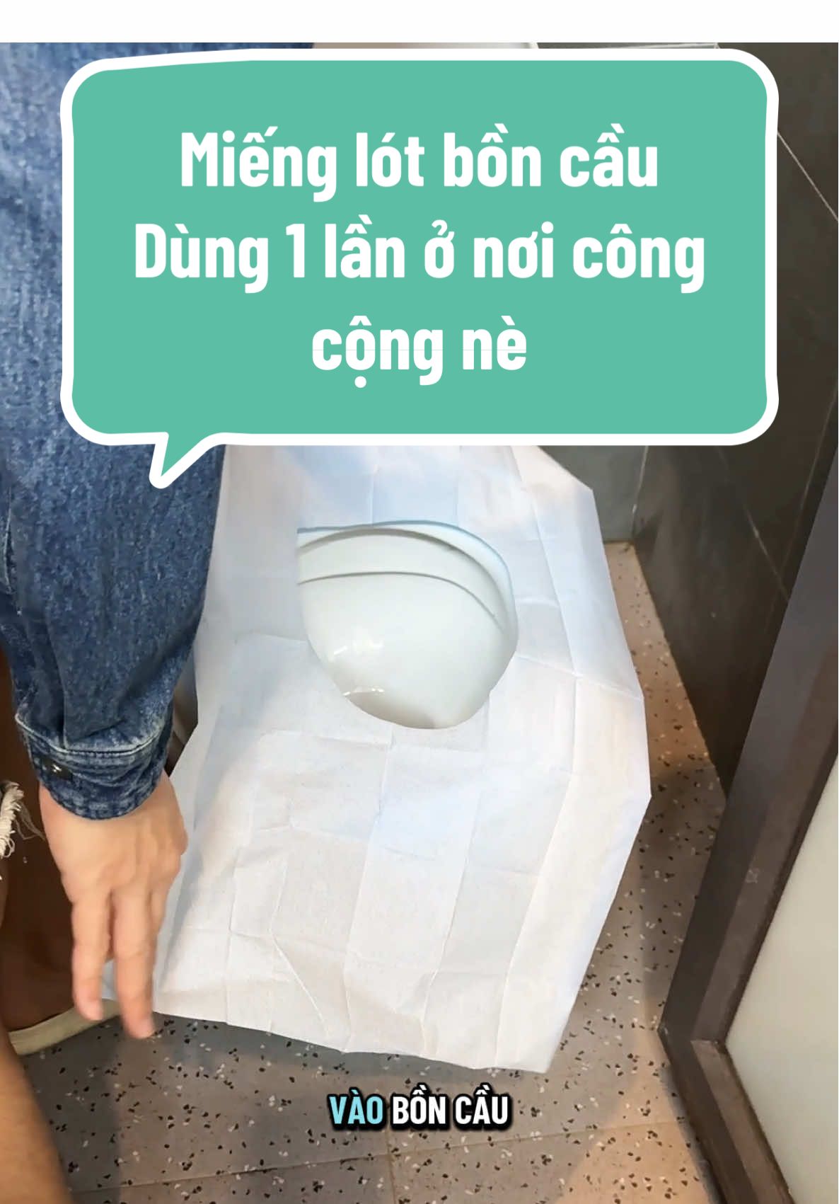 Ở nơi công cộng là rất cần đây này, nhất là các chị em ấy… Đó chính là miếng lót bồn cầu dùng 1 lần #sonsovo #tiktokshop #muataitiktok #tiktokshop1212 #salevuichotnam 