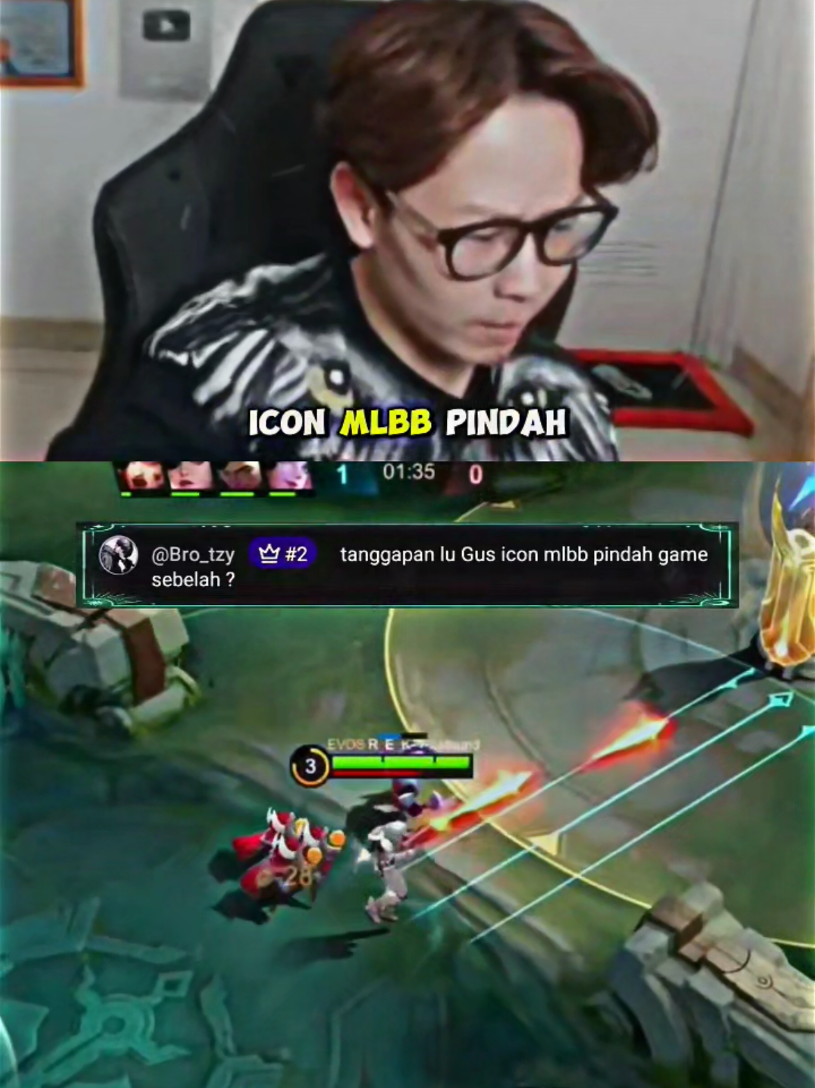 Icon player mlbb pindah game sebelah?, denger denger sih katanya inisial L😱 #Rekt #MLBBXSpongeBob #MLBBFriendFest #MLBB 