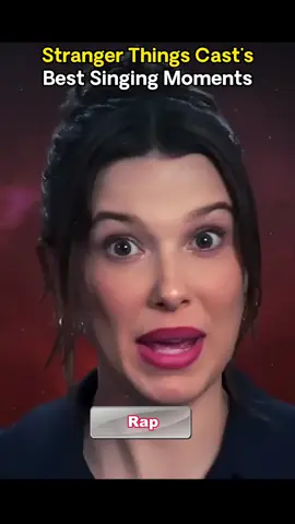 Stranger things casts best singing moments #celebrity #strangerthings5 #noahschnapp #milliebobbybrown #gatenmatarazzo 