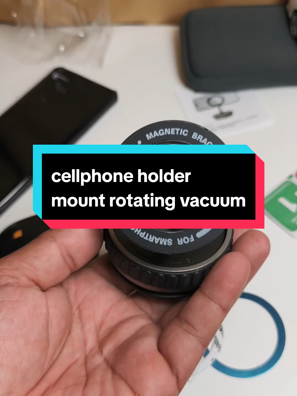 car mount rotating vacuum sunction phone holder 2025 has been upgraded #caraccessories, #phoneholder, #contentcreators, #carlifestyle, #TechGadgets, 