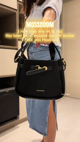 3 NEW bags drop by @MOSSDOOM.SG this 10 Dec! Watch this space and follow me for an exclusive discount voucher + FREE mini Piconi bag! #mossdoom #mossdoomsg #ladiesbag #fashiontok #tiktokshopsg 
