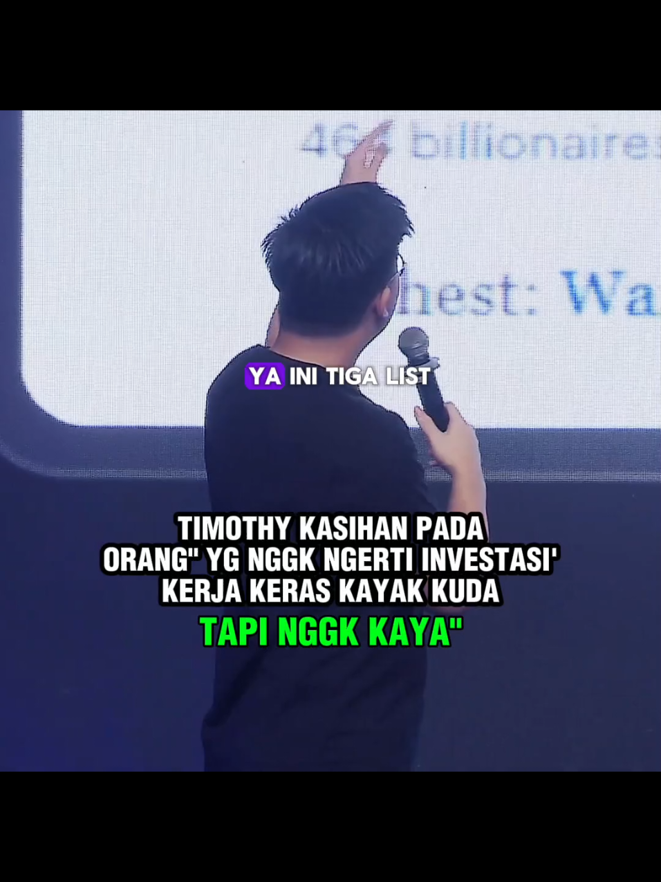 org super kaya di dunia nggk ada yg kerjanya ngoyo kayak karyawan di kantor.  #timothyronald #akademicrypto #acsummit #edukasi 