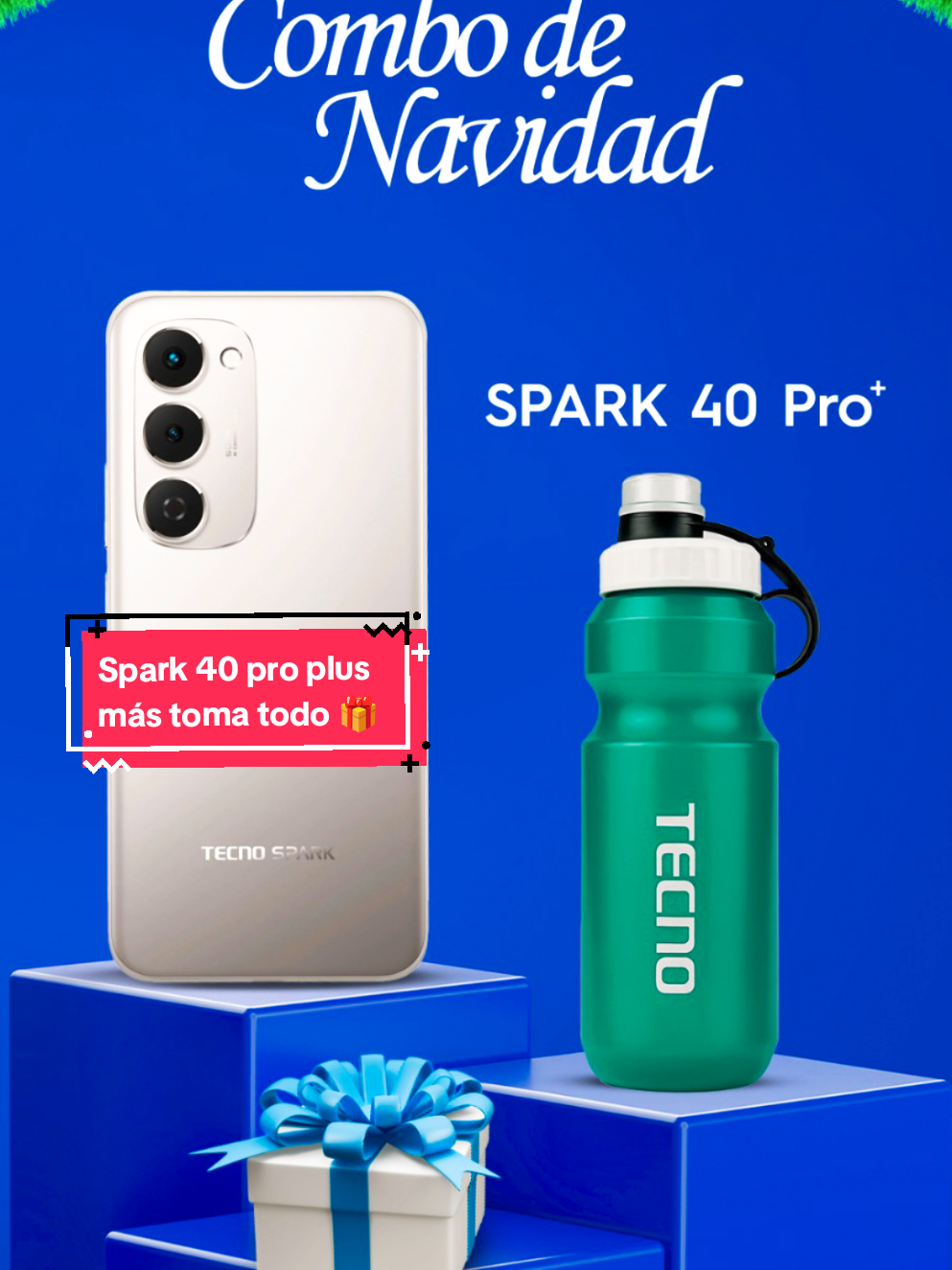 LLEGO NAVIDAD 🎄 Y TECNO ESTA CON PROMOCIONES 🎁 Llévate el SPARK 40 PRO PLUS más un TOMA TODO de regalo 🎁🥳 #tecno #paratiiiiiiiiiiiiiiiiiiiiiiiiiiiiiii #lapazelaltobolivia🇧🇴🇧🇴🇧🇴 #celular #promo 