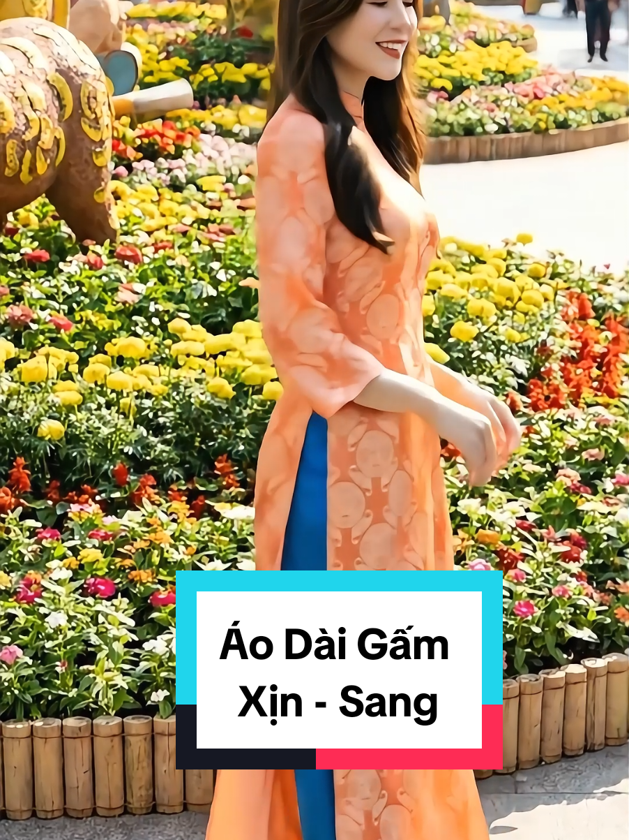 Áo Dài Gấm Dáng Suông Mộc An Xịn Sang #loanthoitrang83 #aodai #aodaigam #aodaitet #thoitrangnu 