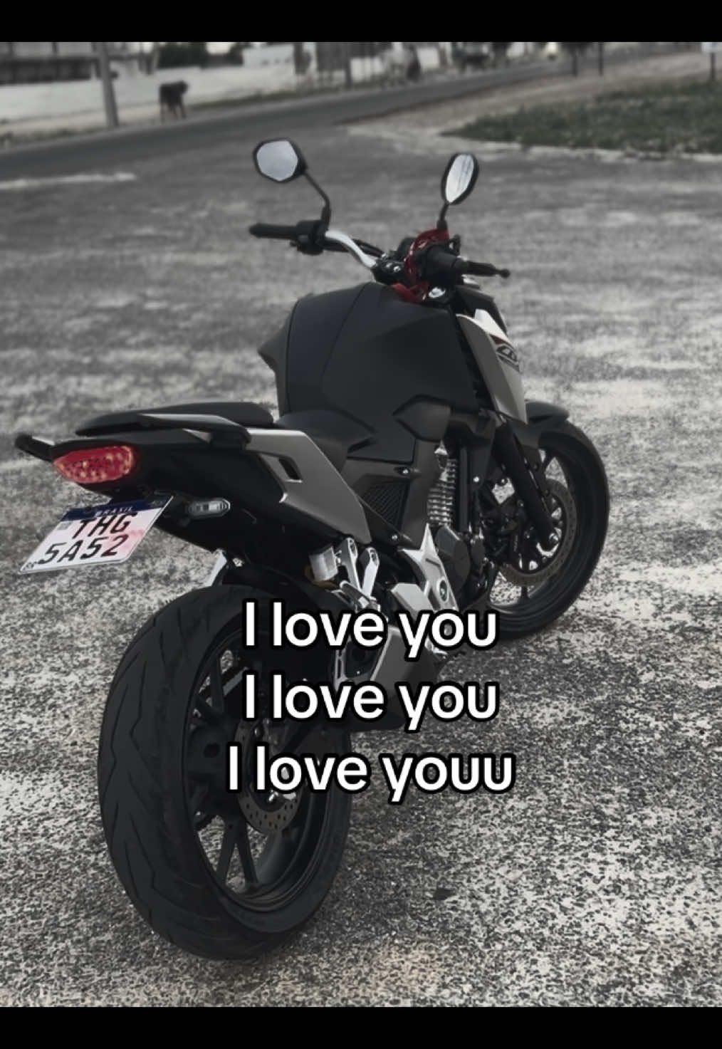 I love youu 😍 #cbtwister300f #cb300f #244 #honda 