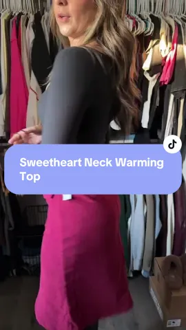 Push up long sleeve top that makes your whole outfit look more “put together” without even trying. The neckline, the lift, the fit… it’s doing everything this winter. Link is above my name if it’s still in stock. : push up long sleeve top, sweetheart neck top, winter tops women, halara tops, warming long sleeve : #pushuptop #longsleevetop #winteroutfits #winterfashion #sweethearttop    