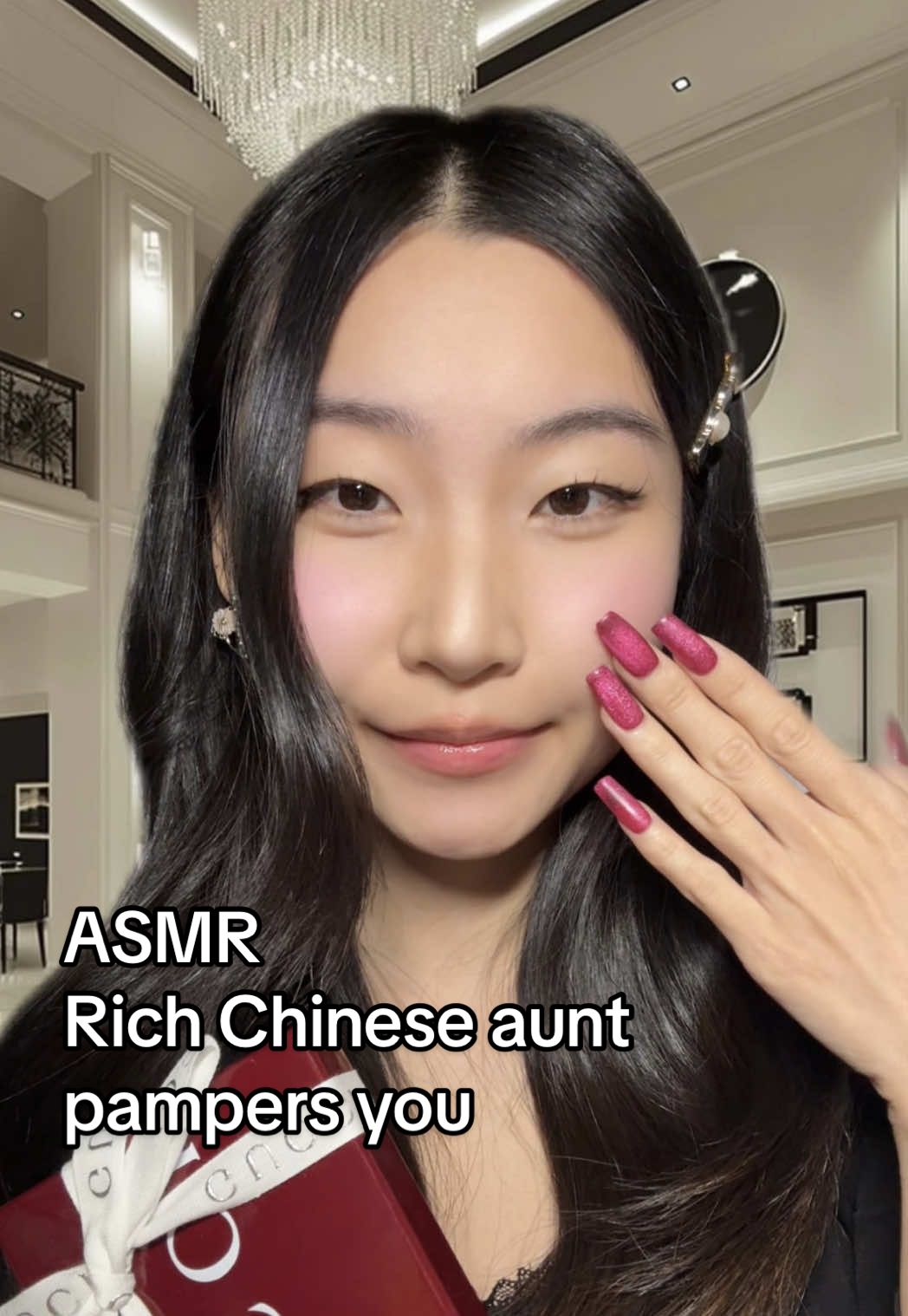 ASMR Rich Chinese aunt pampers you✨ #asmr #roleplayasmr #asmrvideo #asmrsounds #asianfamily 