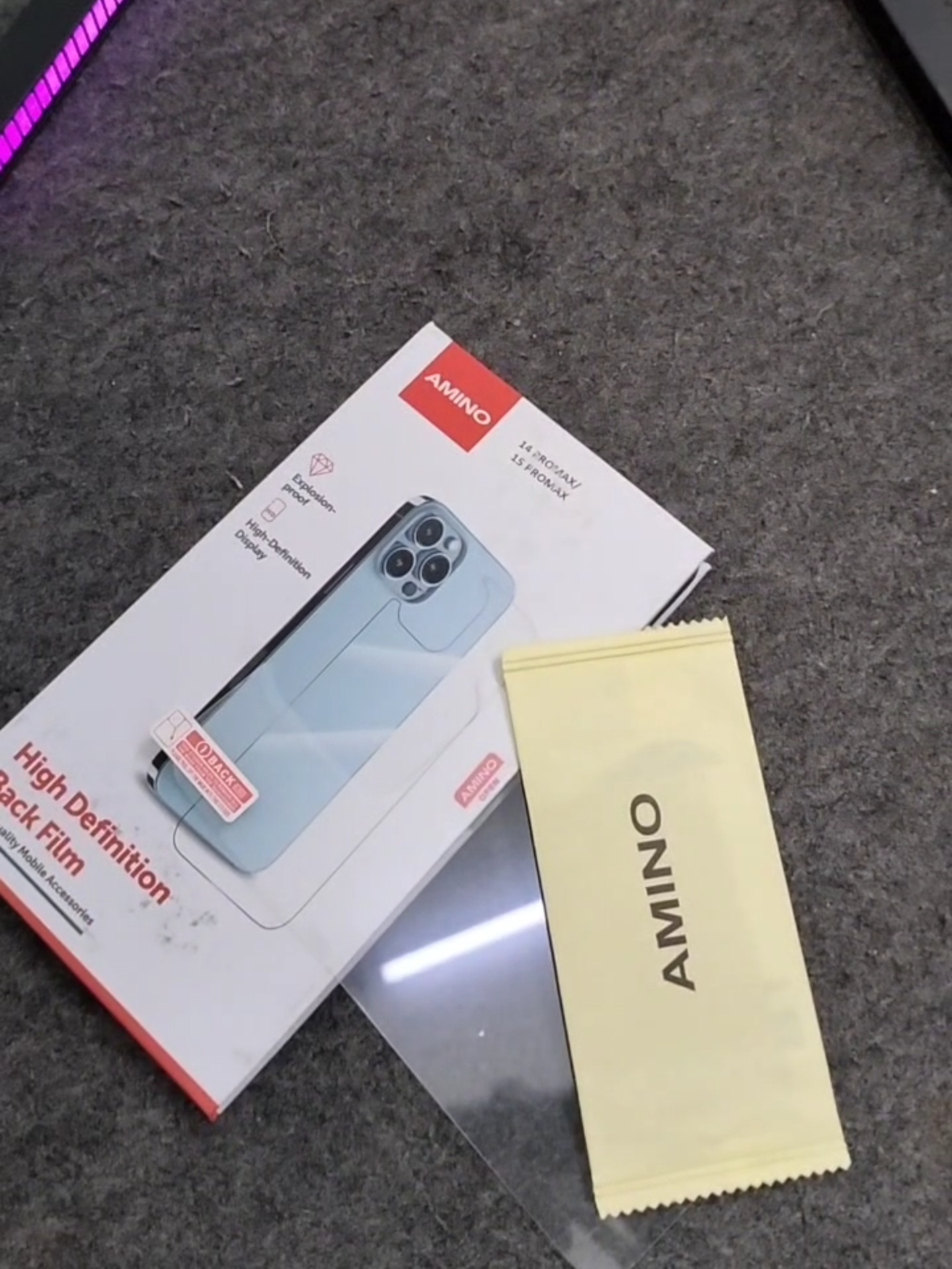 AMINO BACKGLASS IPHONE 14 PROMAX  #amino #backglass #backglassiphone #glassclear #cleartemperedglass #temperedglass #temperedglassiphone #antigoresbelakang #antigoresiphone #antigores