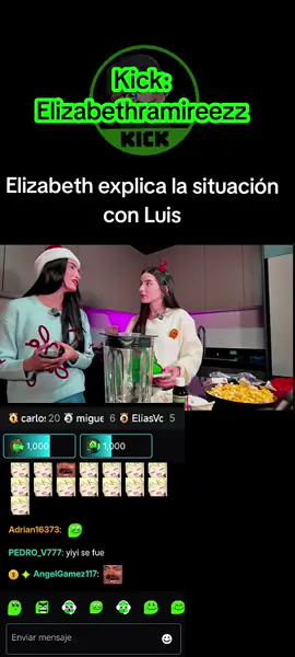 Elizabeth Explica la situación con Luis 🗣️👏 #elizabethramirez #luissanchez #irl #kickclips @Elizabeth Ramirez🐈‍⬛ 