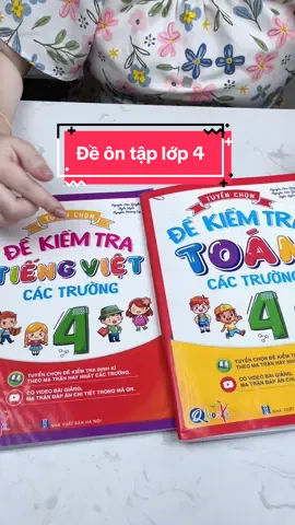 Đề ôn tập lớp 4 #dekiemtra #deontap #detiengvietlop4 #detoanlop4 #tiktokshop 