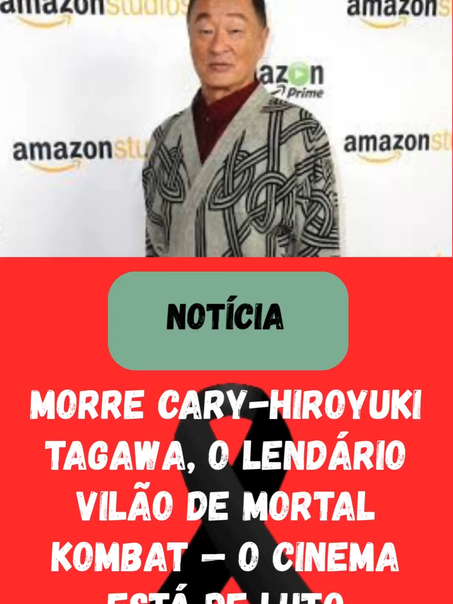 Morre Cary-Hiroyuki Tagawa, o Lendário Vilão de Mortal Kombat — O Cinema Está de Luto!    A morte de Cary-Hiroyuki Tagawa, o eterno Shang Tsung de Mortal Kombat, abalou fãs do mundo inteiro. O ator, também conhecido por seus papéis em O Último Imperador, Pearl Harbor e O Homem do Castelo Alto, faleceu aos 75 anos após complicações de um AVC. Uma carreira marcada por personagens inesquecíveis e uma presença única no cinema. Descanse em paz,  #CaryHiroyukiTagawa #MortalKombat #ShangTsung #Cinema #Notícia