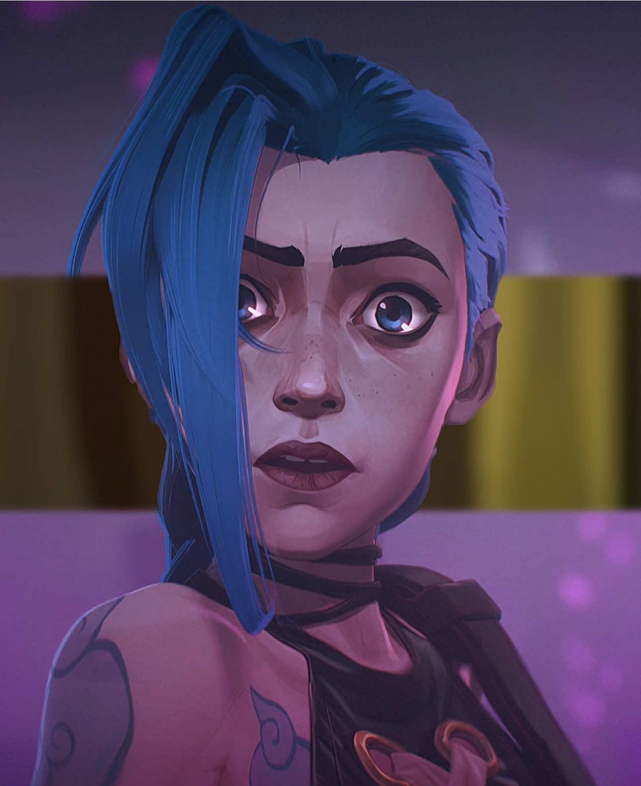 Actually my first headshot edit and same person btw #ellapurnell #jinxedit #arcaneedit #fallout #jinxarcane 