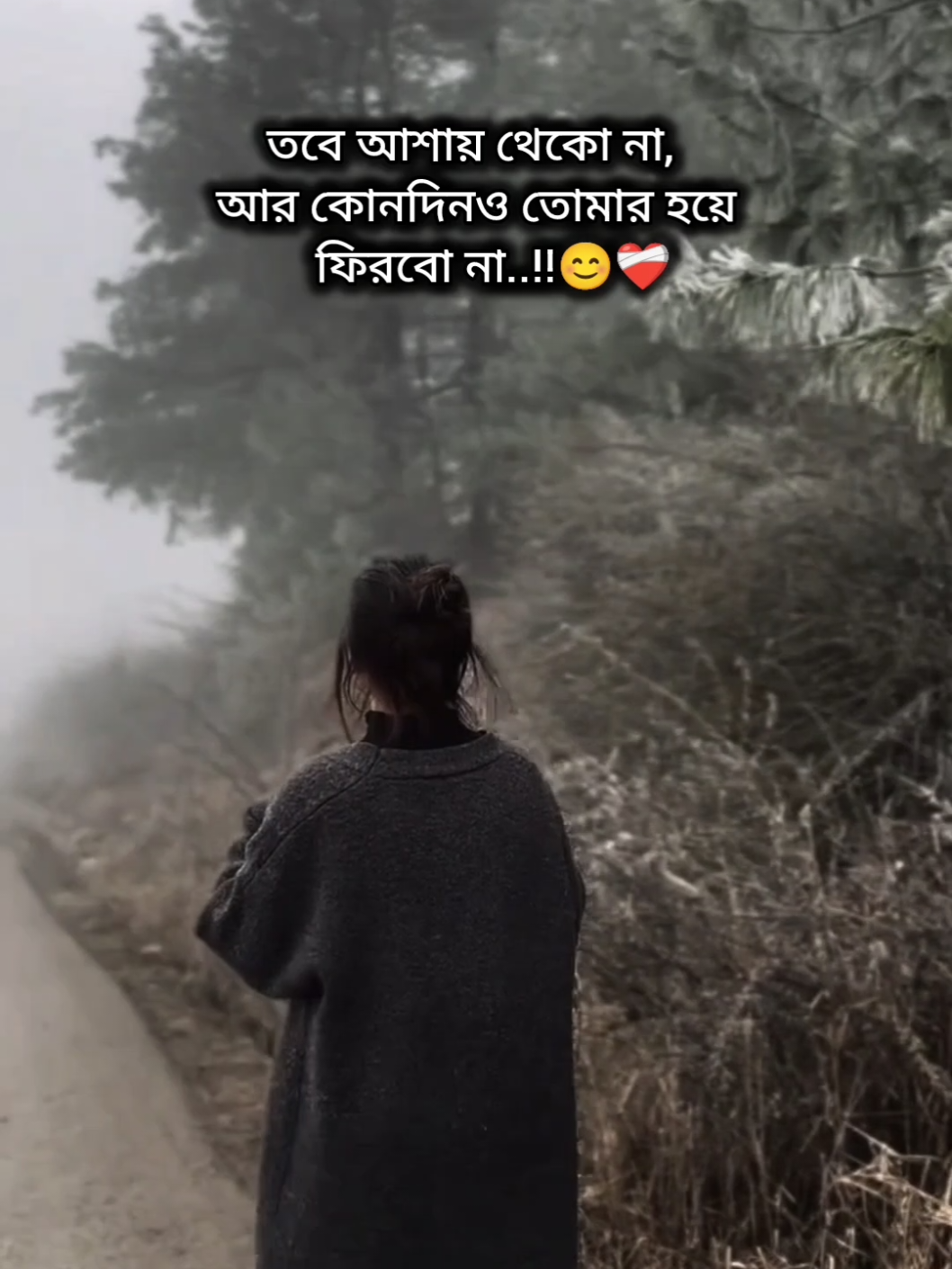 আর কোনদিনও তোমার হয়ে ফিরবো না..😊❤️‍🩹#fypシ゚ #foryou #tasnim #sadvibes #broken 