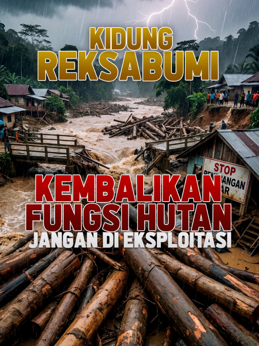 Kembalikan Fungsi Hutan, Jangan diexploitasi 🌿 Makna Utama Kidung Reksabumi 1. Doa untuk menjaga bumi dari bencana Lagu ini memohon agar: bumi tidak rusak alam tetap seimbang manusia dijauhkan dari malapetaka desa/rumah mendapatkan perlindungan Ini mirip “kidung tolak balak”. 2. Mengajak manusia hidup selaras dengan alam Pesannya: ✔ Jangan merusak alam ✔ Jaga bumi seperti menjaga diri ✔ Semua unsur alam (bumi, angin, langit, air) saling terhubung 3. Memohon perlindungan kepada Tuhan / Hyang Suksma Lagu ini punya suasana: khidmat sakral penuh rasa syukur memohon keselamatan jasmani dan rohani 4. Menghidupkan tradisi spiritual Jawa Kidung ini biasa digunakan dalam: ruwatan bersih desa ritual keselamatan doa sebelum acara adat permohonan kerahayon (ketentraman) 5. Menguatkan batin Banyak orang merasa: tenang damai lebih yakin terhindar dari energi negatif setelah mendengarkannya. 📌 Kesimpulan singkat Kidung Reksabumi adalah doa supaya bumi terjaga, manusia selamat, dan kehidupan tetap harmonis. songwriter by @Pancal 15  Lirik #kidungreksabumi Mamut rasa kamanungsan Murang tata tamah lan durjana Wanawasa jambul gundul Sujanma tan bisa pinilaya Girigeni mawinga-winga Kuwanda awut mawut cècèr Reksabumi ajeg asri Mindha among karsa sagotra Ranéh amlas asih tumrap marta Watek naléndra kang enut cbilasa Mingkara Hyang Widi jagatnata Janaloka datan badha ladhu karma #prayforsumatera #selamatkanhutan  #kidungjawa #sindypurbawati