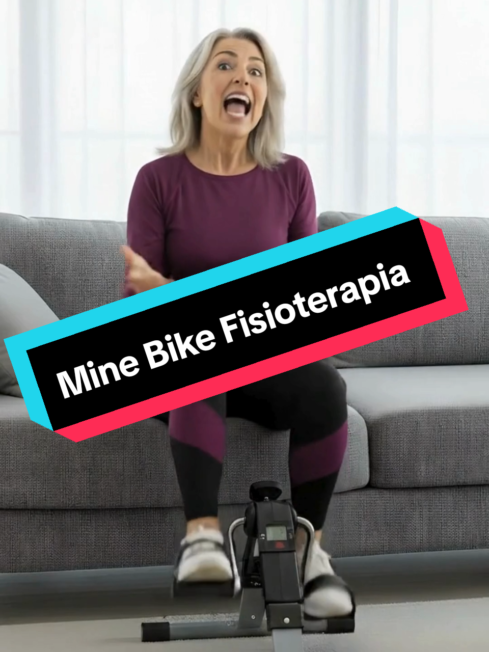 Mini Bike Ergométrica Pernas Braços Fisioterapia Cicloergometro Pedalinho Monitor LCD #minibi #fisioterapia 