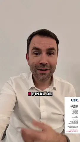 Duminică avem șansa să punem Bucureștiul pe drumul pe care ni-l dorim: cel onest.  Aveți speranță. Se poate. #bucuresti #catalindrula #usr #primarie #candidat 