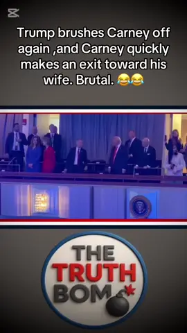 Trump brushes Carney off again — and Carney quickly makes an exit toward his wife. Brutal. #Canada #CanadaNews #BreakingNews #MarkCarney #Trump