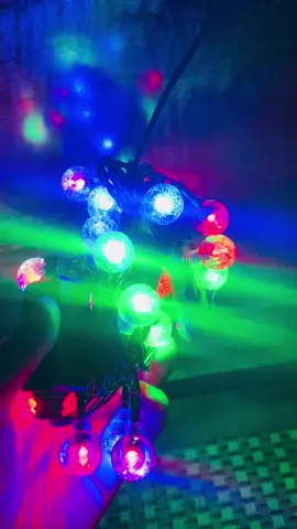 Dây đèn led nháy bi bọt 10m trang trí sân vườn nhà cửa #xuhuongtiktok #denledbibot #trangtritet #trangtrinhacua 