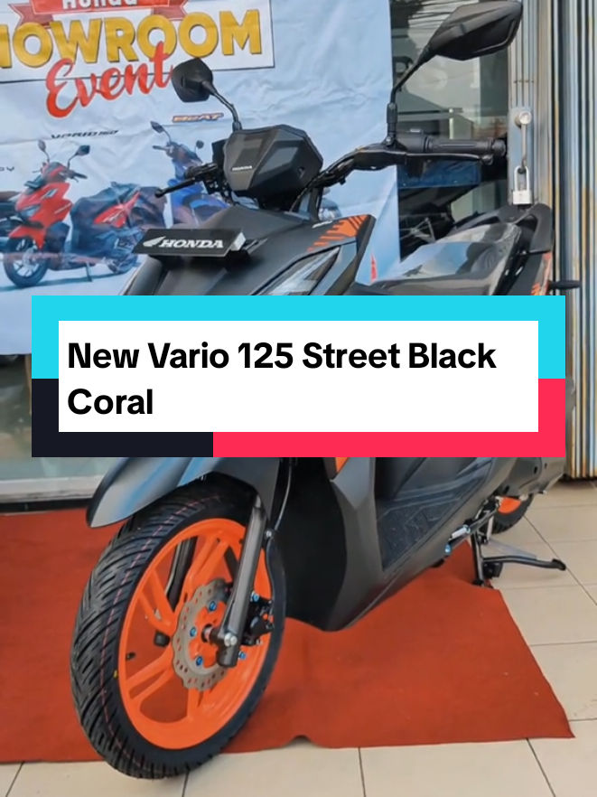 Akhirnya datang juga nih Varian Vario 125 Street warna Black #dealerhondajogja #promohondajogja #kredithondajogja #newvario125 #vario1252026 