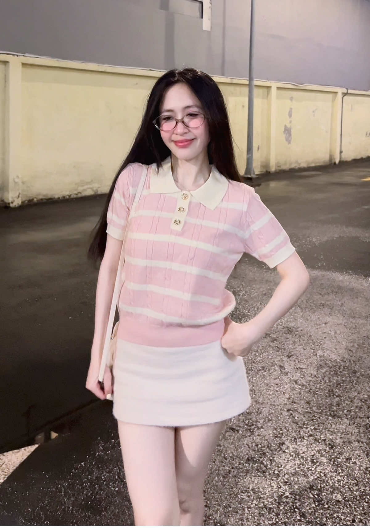 Màu hồng nó vịu 🤍#xuhuong #review #aolen #aolenthudong 