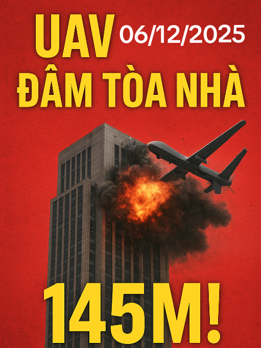 “UAV Tập Kích Chechnya: Máy Bay Không Người Lái Đâm Thẳng Tòa Nhà 145m!” #ThoiSuQuocTe #UAV #Chechnya #TanCongBangUAV #tinthegioi 