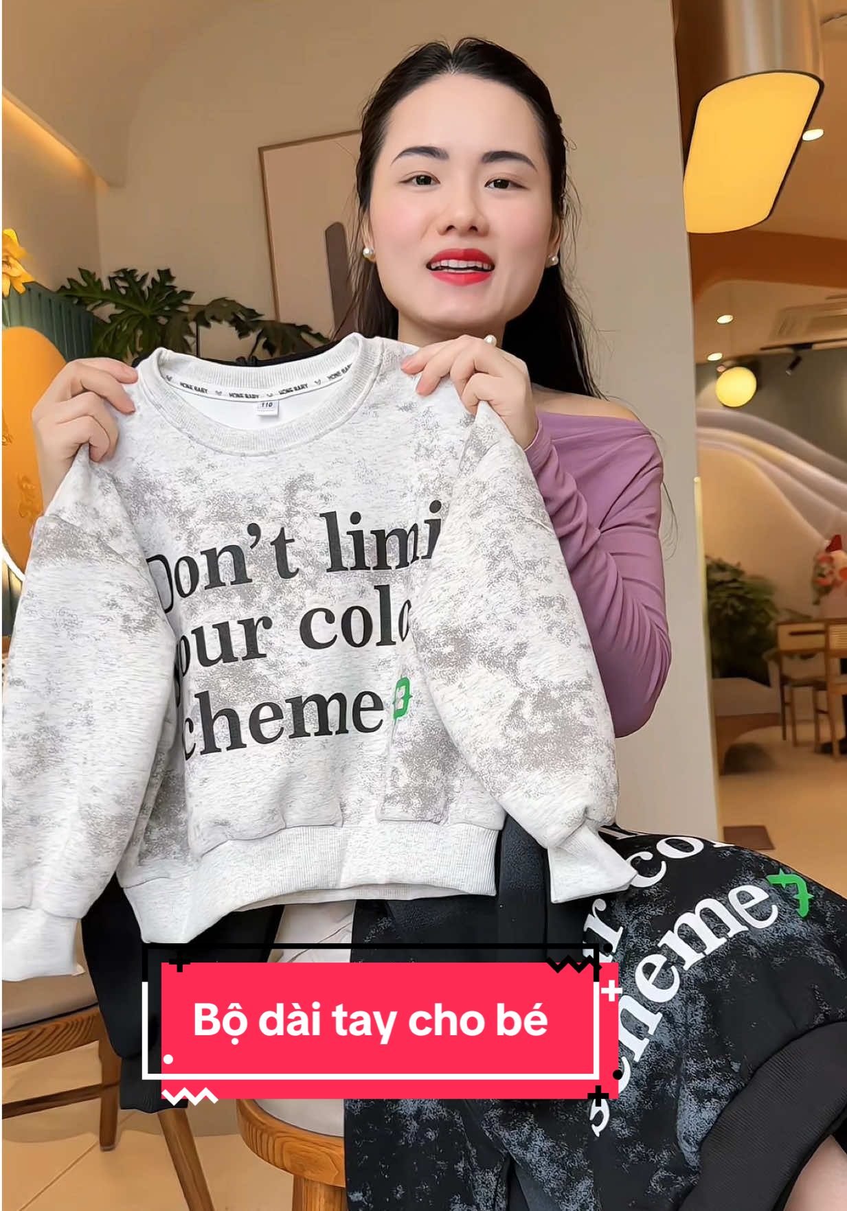 Bộ dài tay cho bé#duongnhim #quanaotrecon #bodaitaychobe #bonichobe 