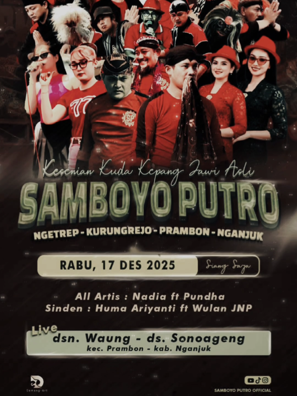 Info Nyamboyo bolo👺 #jadwaljaranan #samboyoputro #fypシ゚viral🖤tiktok #nganjuk24jam #CapCut 
