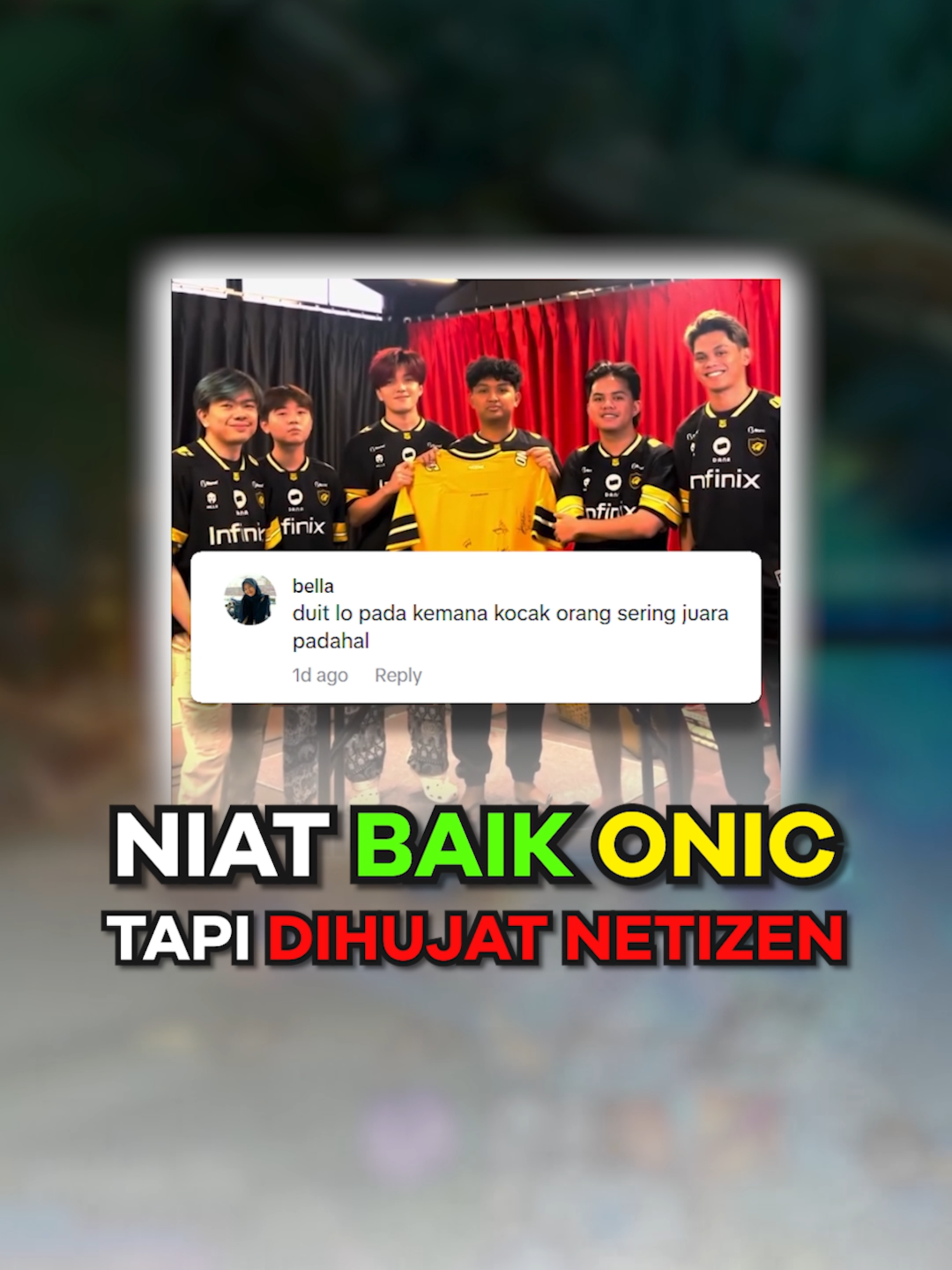 Niat Baik ONIC Tapi Dihujat Netizen #mlbb #mobilelegends