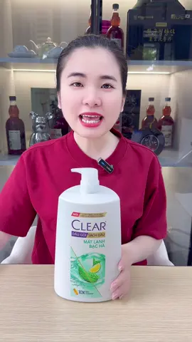 Chai to dùng rất tiết kiệm #daugoi #clear 