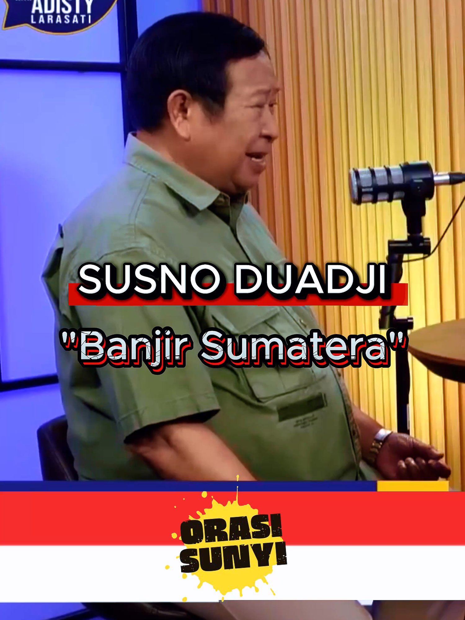 Susno Duadji: Banjir Sumatera Ini Akibat Ulah Penguasa & Keserakahan Manusia! Susno Duadji bicara blak-blakan soal penyebab bencana: bukan sekadar cuaca ekstrem, tapi ulah manusia yang merusak hutan, membagi-bagi izin tanpa kontrol, dan membiarkan keserakahan menguasai tata kelola lingkungan. Ia menegaskan bahwa bencana adalah konsekuensi dari kebijakan buruk, bukan musibah alami semata, dan menyoroti bagaimana para pejabat sering pura-pura tak tahu penyebab sebenarnya. Konten ini wajib ditonton untuk siapa pun yang ingin memahami akar kerusakan alam Indonesia.  #SusnoDuadji #BanjirSumatera #BencanaIndonesia #KerusakanHutan #LingkunganKita #IsuNasional #KritikPemerintah #FYP