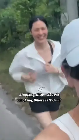 vừa chạy vừa N'Orm ☺️#linglingkwong #ormkornnaphat #lingorm 