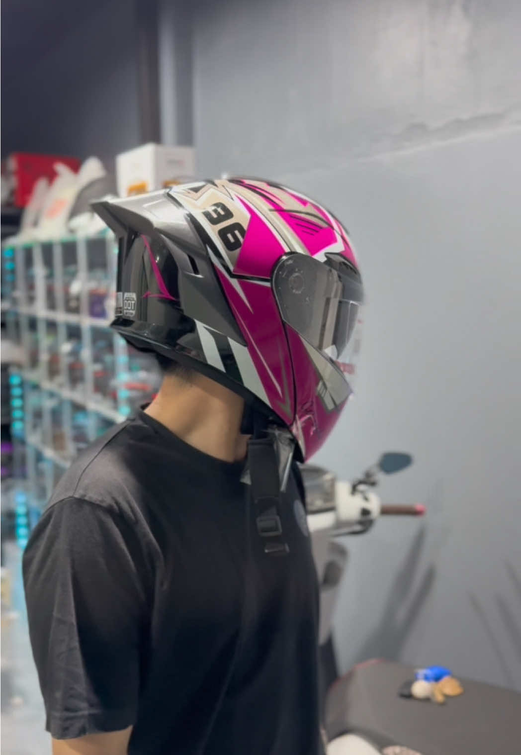 หมวกกันน็อค AXK ยกคางรุ่นใหม่ ขนาดฟรีไซส์ มี มอก.✅#หมวกกันน็อค #หมวกกันน็อคaxk #หมวกกันน็อคเต็มใบ #หมวกกันน็อคยกคาง 