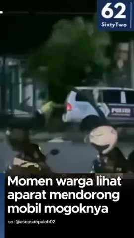 mobil polisi mogok