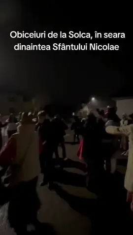 Obiceiuri de la Solca, în seara dinaintea Sfântului Nicolae se umbla la cei care poarta acest nume, cu muzică,mascați. Un obicei frumos care este preluat de cei tineri, iubitori de tradiție. #suceava #romania 