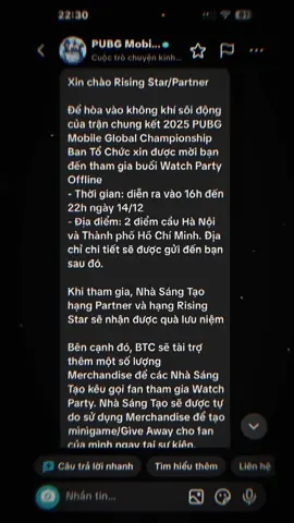 Hẹn Gặp Mọi Người Vào Ngày 14/12 Nhé 🔥 @PUBG Mobile VN #PUBGMSTARVN #pubgmobilevn #imnotrichpubgmobile #doitacpubgmobile #pubgmcreatorvn 