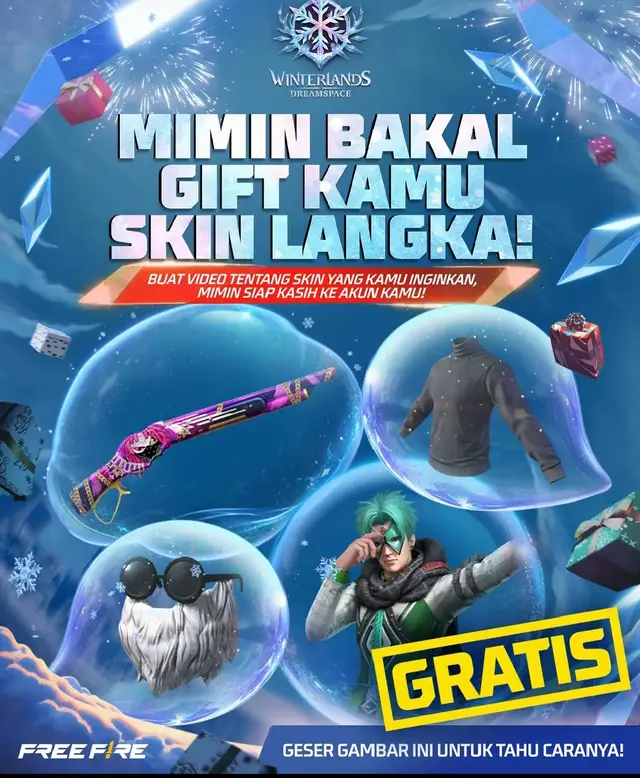 semoga aja mimpi ku terkabul untuk dapat sg reaper 🥹🥀 #foryoupage #janagnlupamampir #semogafyp #mimpiwinterlandsff #garenafreefire  @freefirebgid 