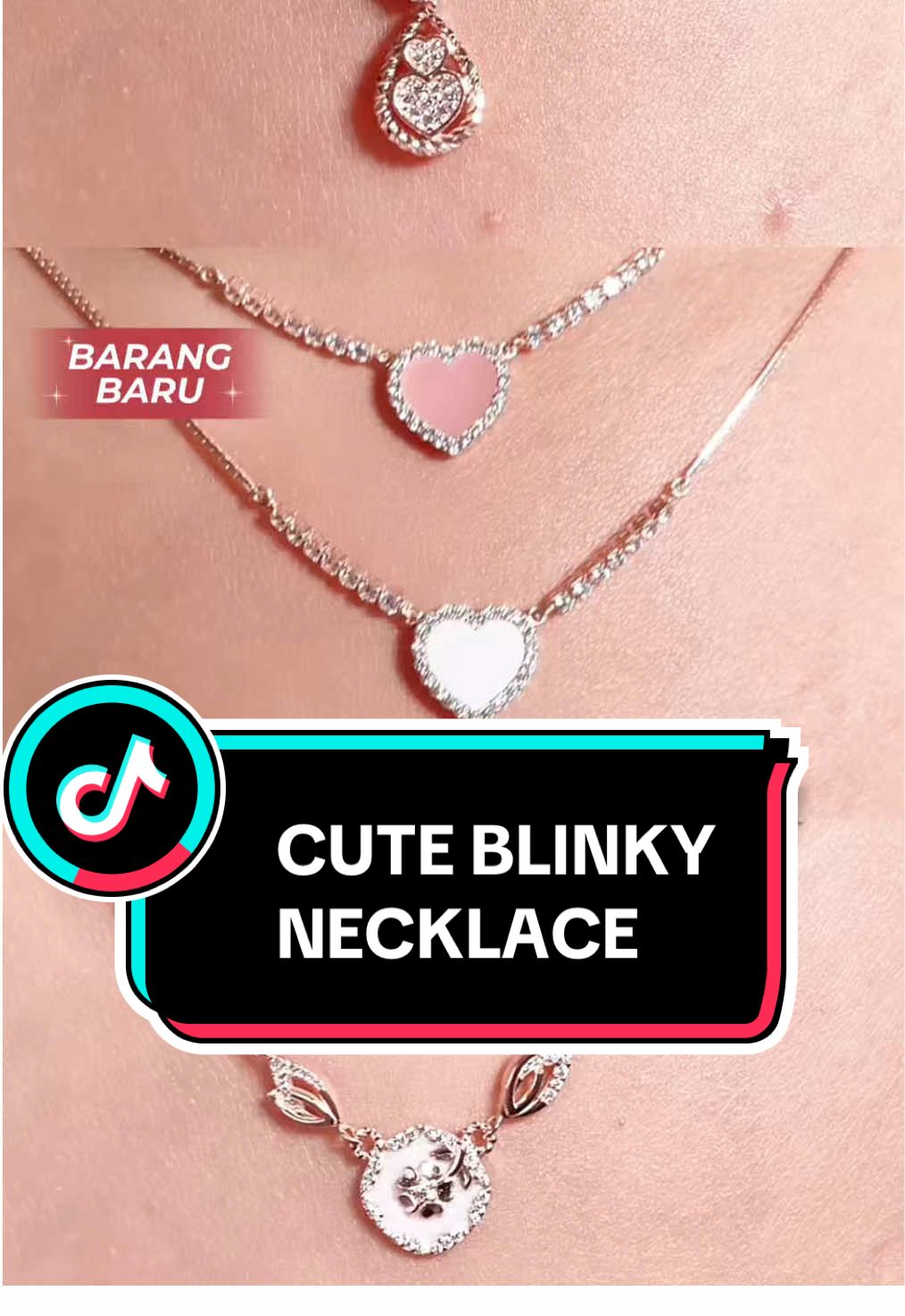 Kalung blinky yang super cute dan manis model terbaru langsung gass yuu #bungatanjung #investasiemas #banjirdiskon #newarrival #kalungemas 